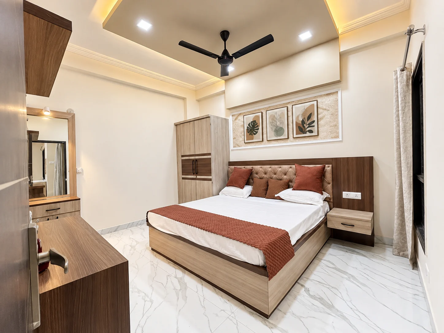 2 BHK flat interior at Baghban Greens