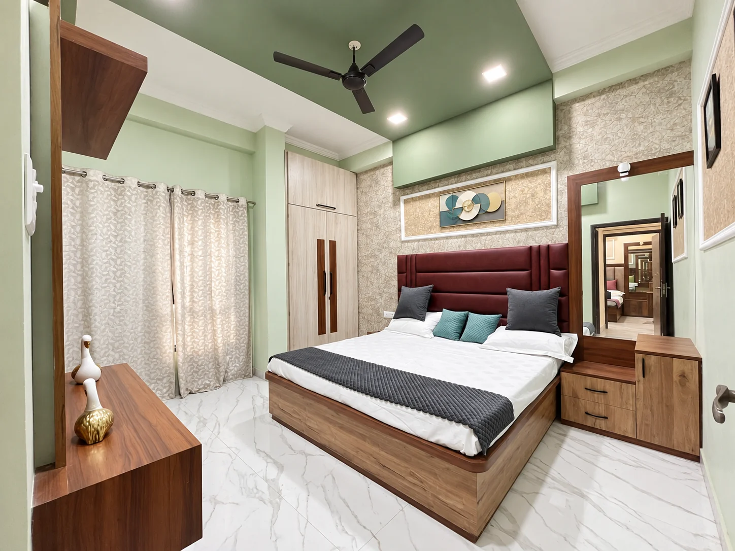 2 BHK Flat - Master bedroom - alternate angle